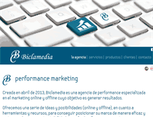 Tablet Screenshot of biclamedia.com